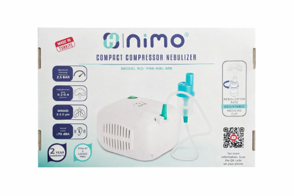 Nimo Kompresörlü Mini Nebulizatör